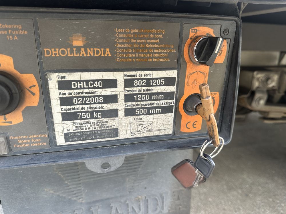 plataforma carga e descarga para camião cap 760kg