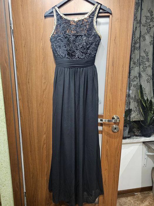 Sukienka maxi balowa studniówkowa wieczorowa S/M