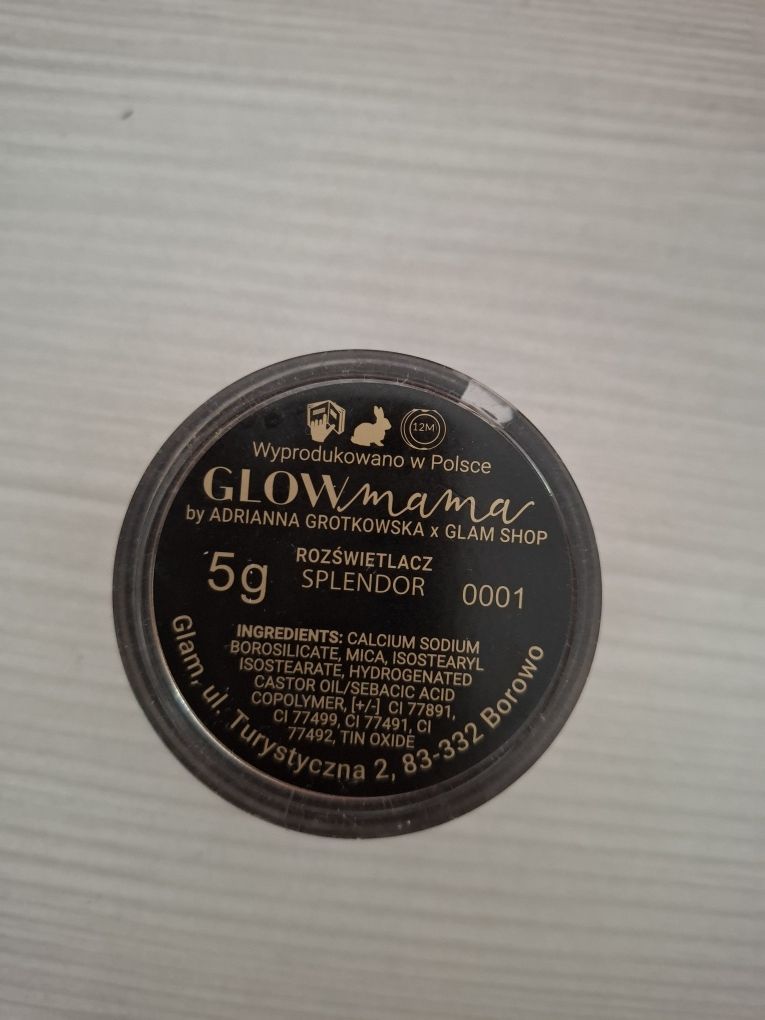 Rozświetlacz splendor  Glow mama Adrianna Grotkowska Glam shop nowy