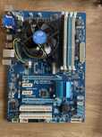 Motherboard GA-Z77-DS3H + 4GB HYPERX + I5 3470 + ASUS GTX 750TI OC