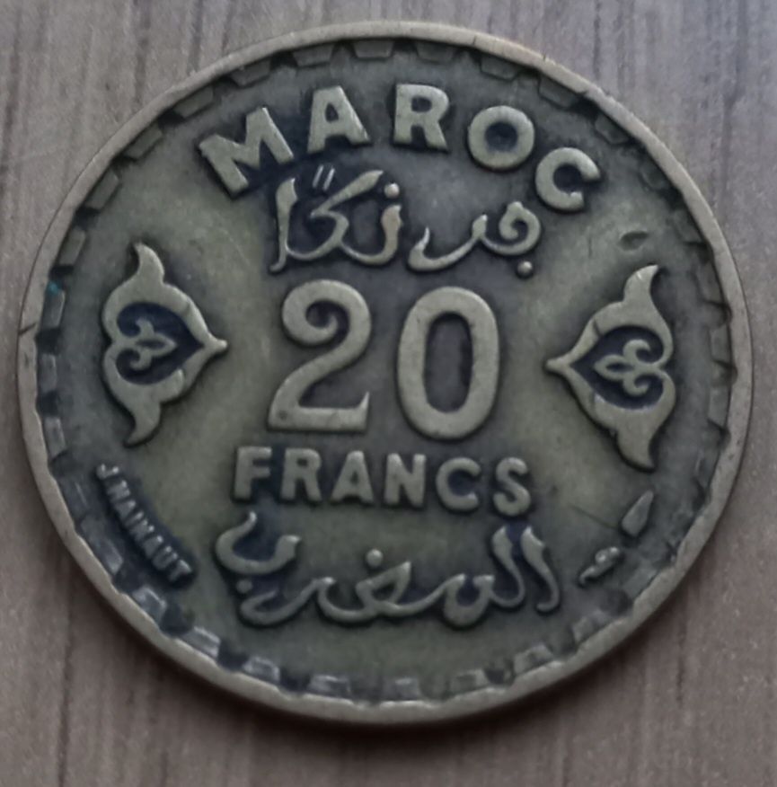 20 franków 1952 r. Maroko