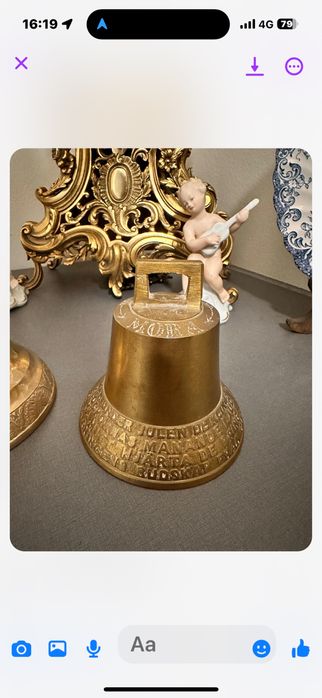 Дзвінок латунь різні  розміри