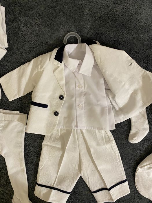 komplecik chrzcielny dla chłopca