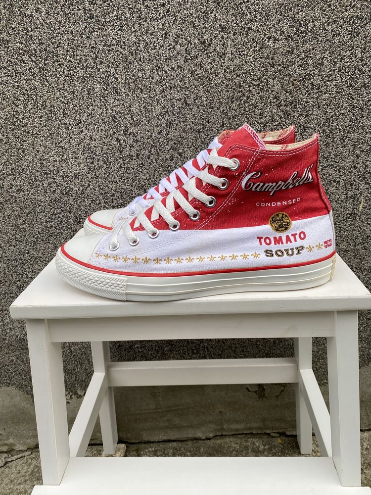 Кеди Converse Chuck Taylor High X Andy Warhol Campbell Soup