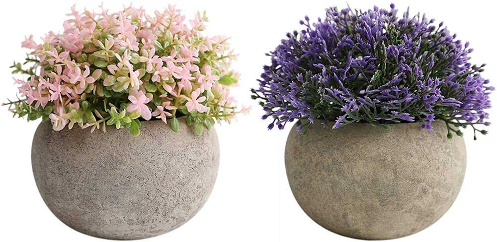 2 peças de plantas artificiais para decoração da casa em geral