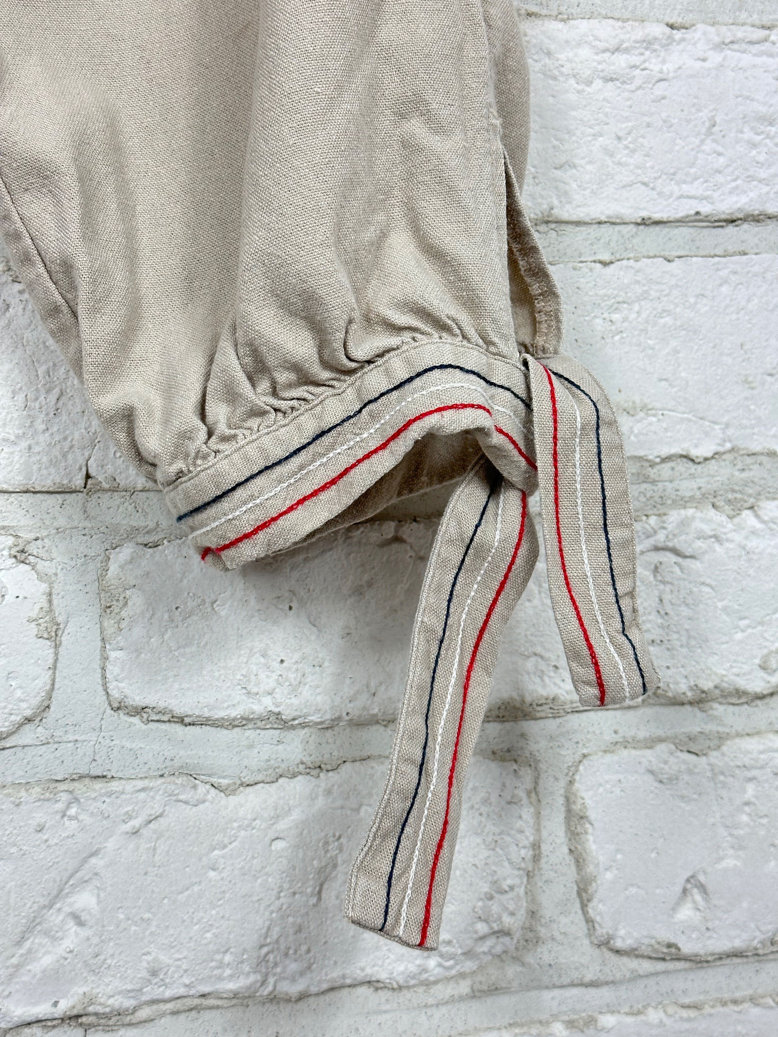 Lniane spodnie typu cargo tommy jeans