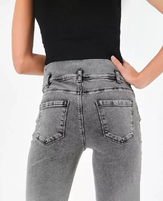 Джинси для вагітних Палаццо сірі