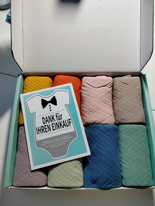 Muslinowe śliniaki zestaw 8szt 23