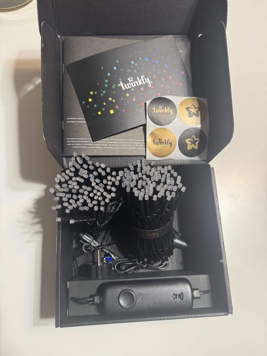 Lampki choinkowe TWINKLY strings 400 led RGB nowe kolorowe