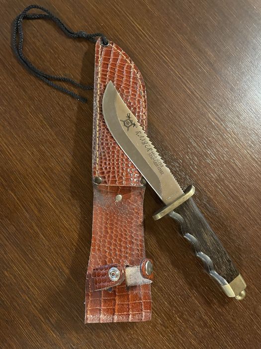 Nóż survivalowy RANGER, stal 440A + pochwa