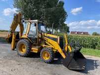 Caterpillar Koparko Ładowarka Koparka Caterpillar CAT 428B Ramię teleskopowe teleskop Krokodyl Widły ORYGINAŁ STAN  Bardzo dobry stan,6600 MTG,W pełni sprawna,Napęd 4x4_Gotowa do pracy!