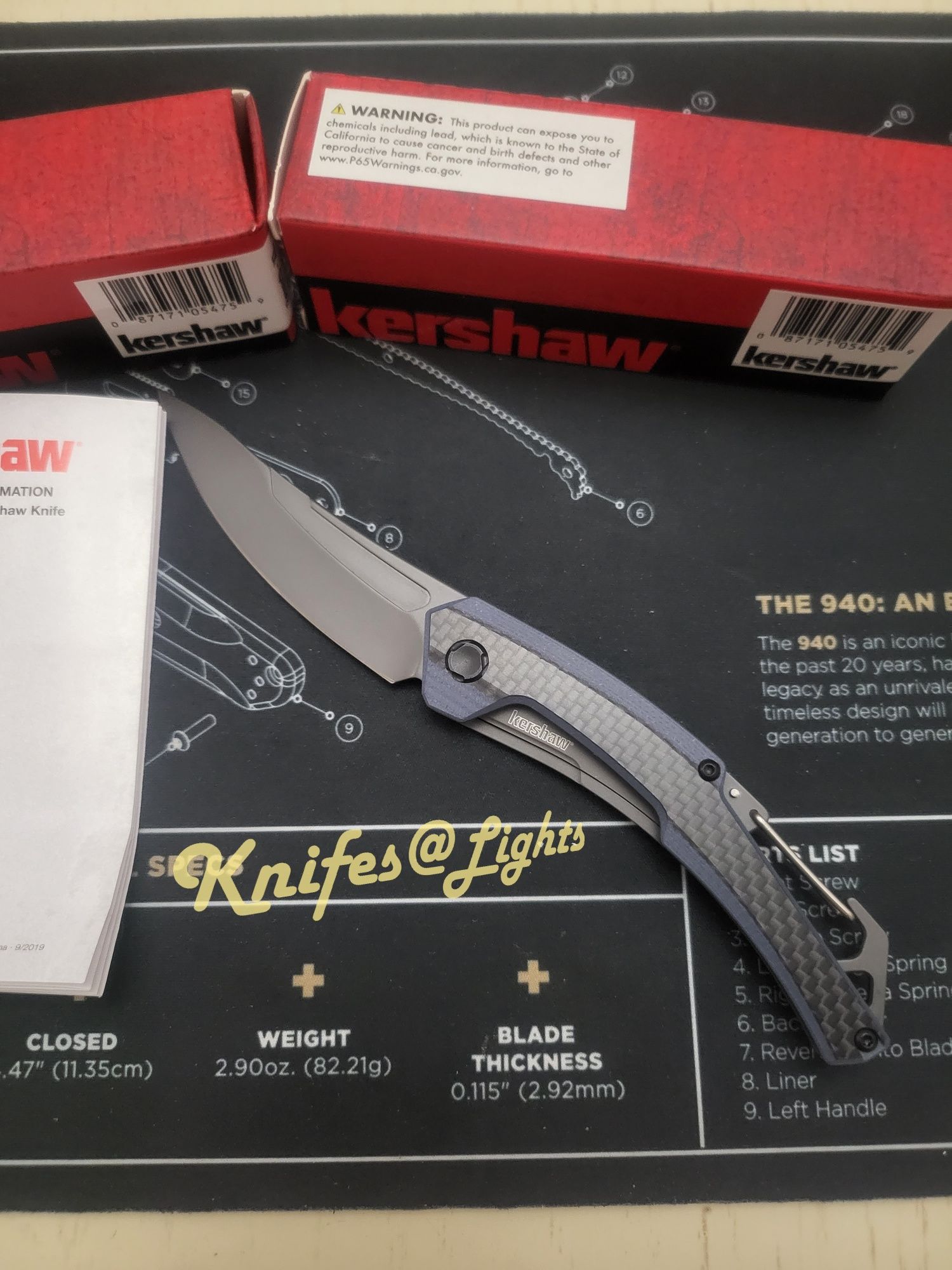 Kershaw Reverb XL 1225, туристичний ніж