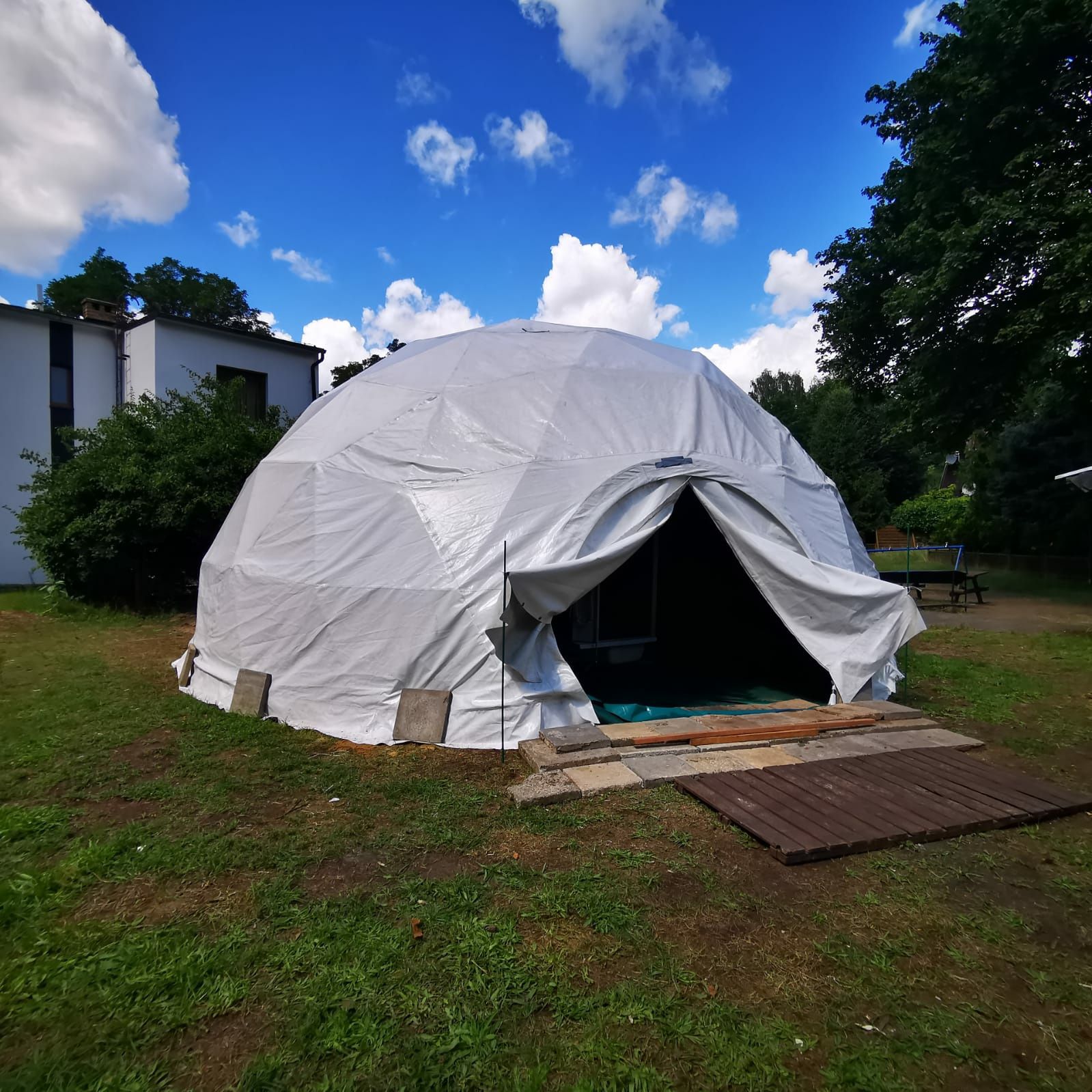 Namiot sferyczny 8m 50m2 glamping