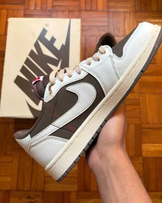 " koszykówki "Jordan 1 Retro Low OG SP Travis Scott Reverse Mocha R.45