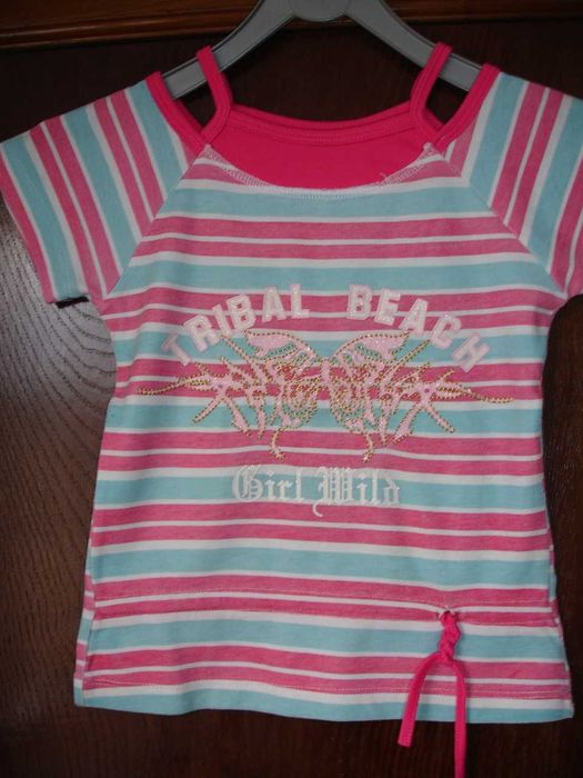 saias e t-shirts menina 6 anos