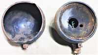 Ursus  C-4011 Obudowy kuliste lamp przednich, skorupy lamp
