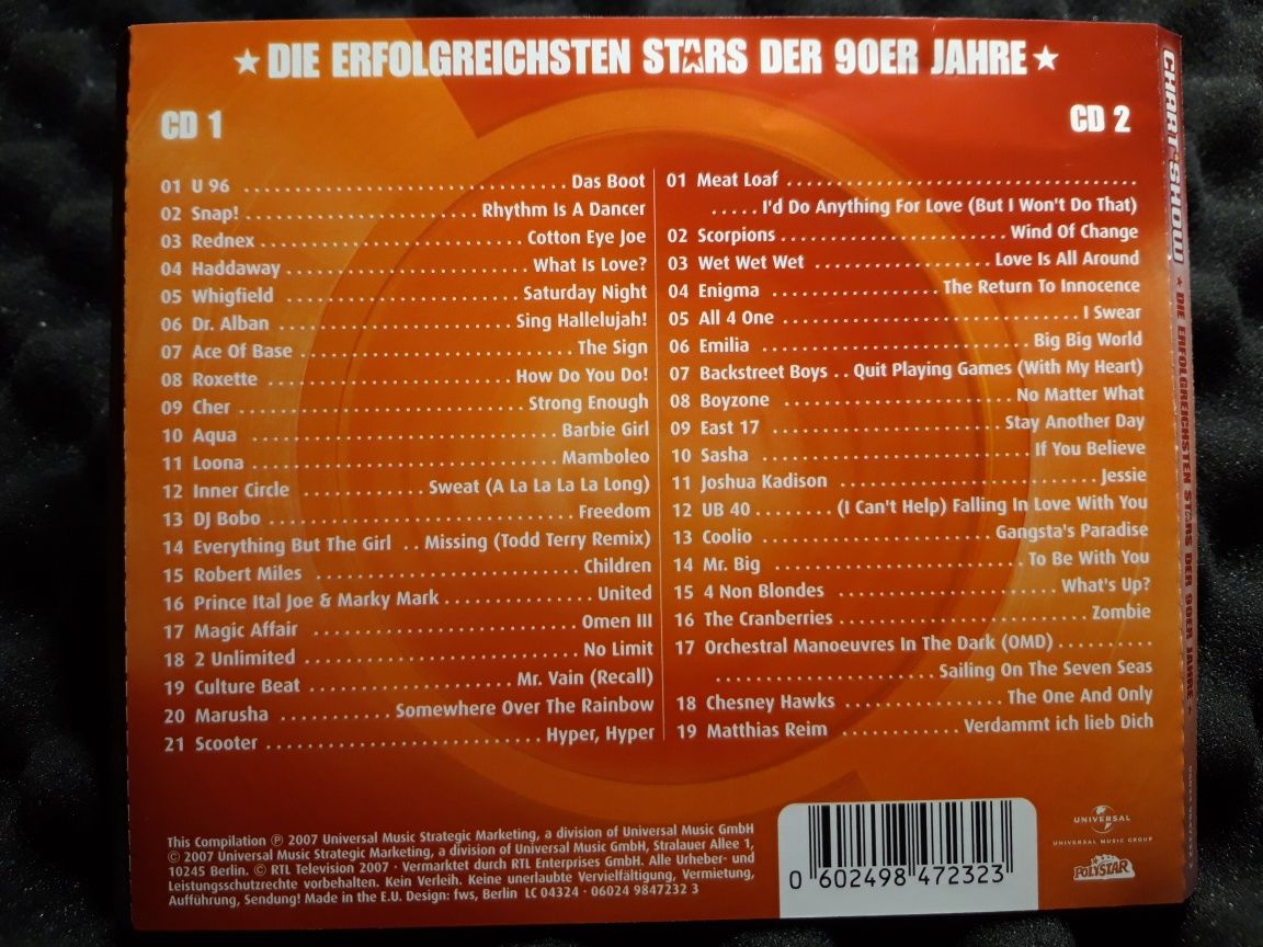 Die Ultimative Chart Show - Stars Der 90er Jahre (2xCD, 2007)