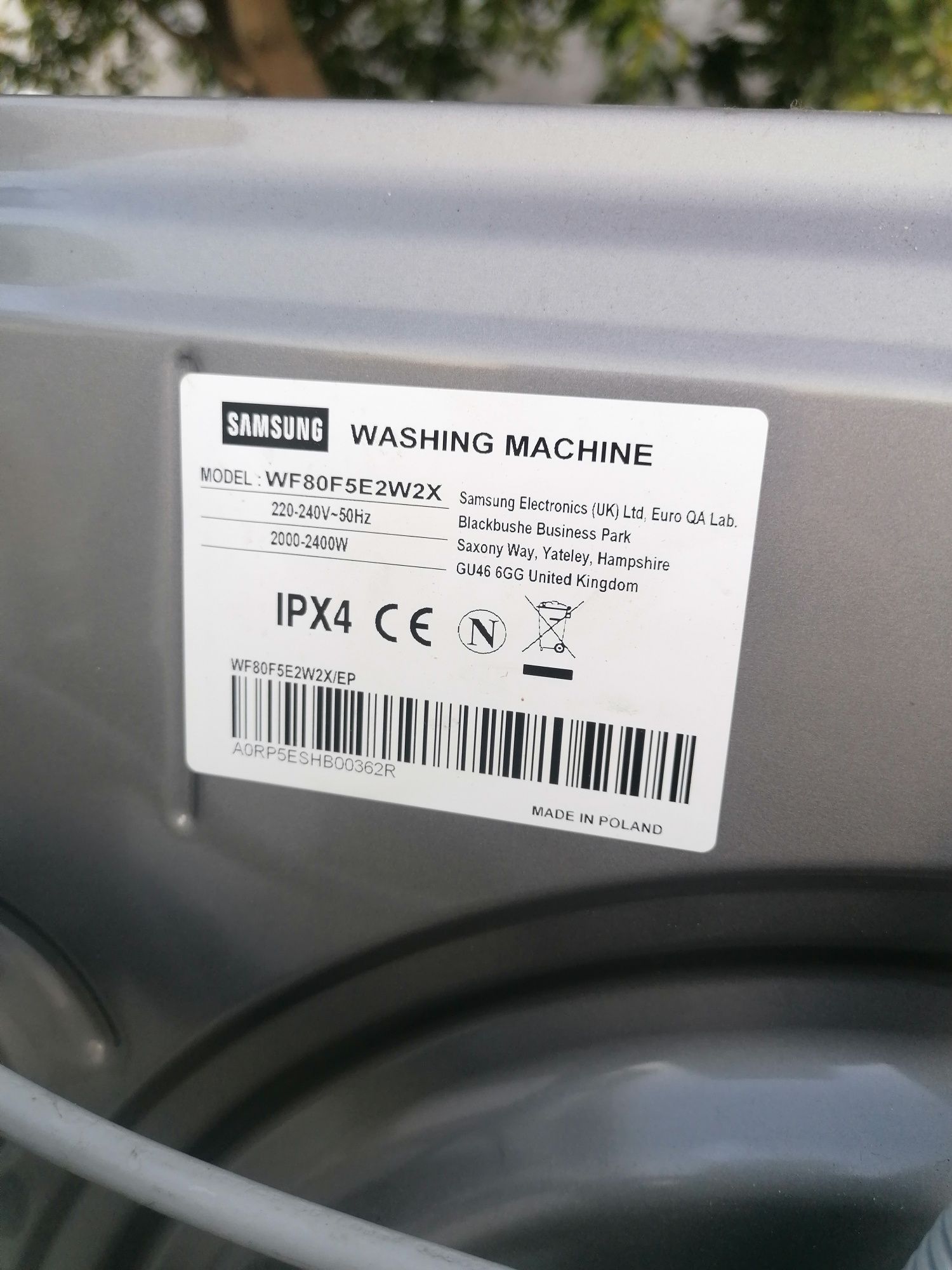 Borracha de óculo de máquina de roupa
