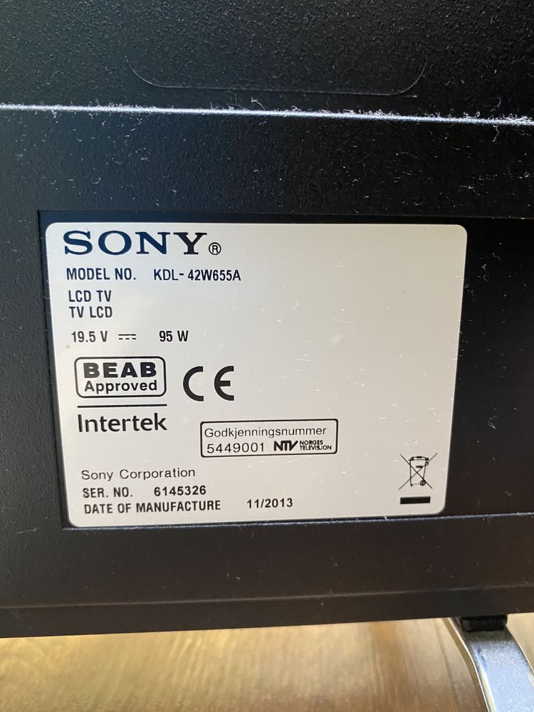 Telewizor Sony KDL-42W655A