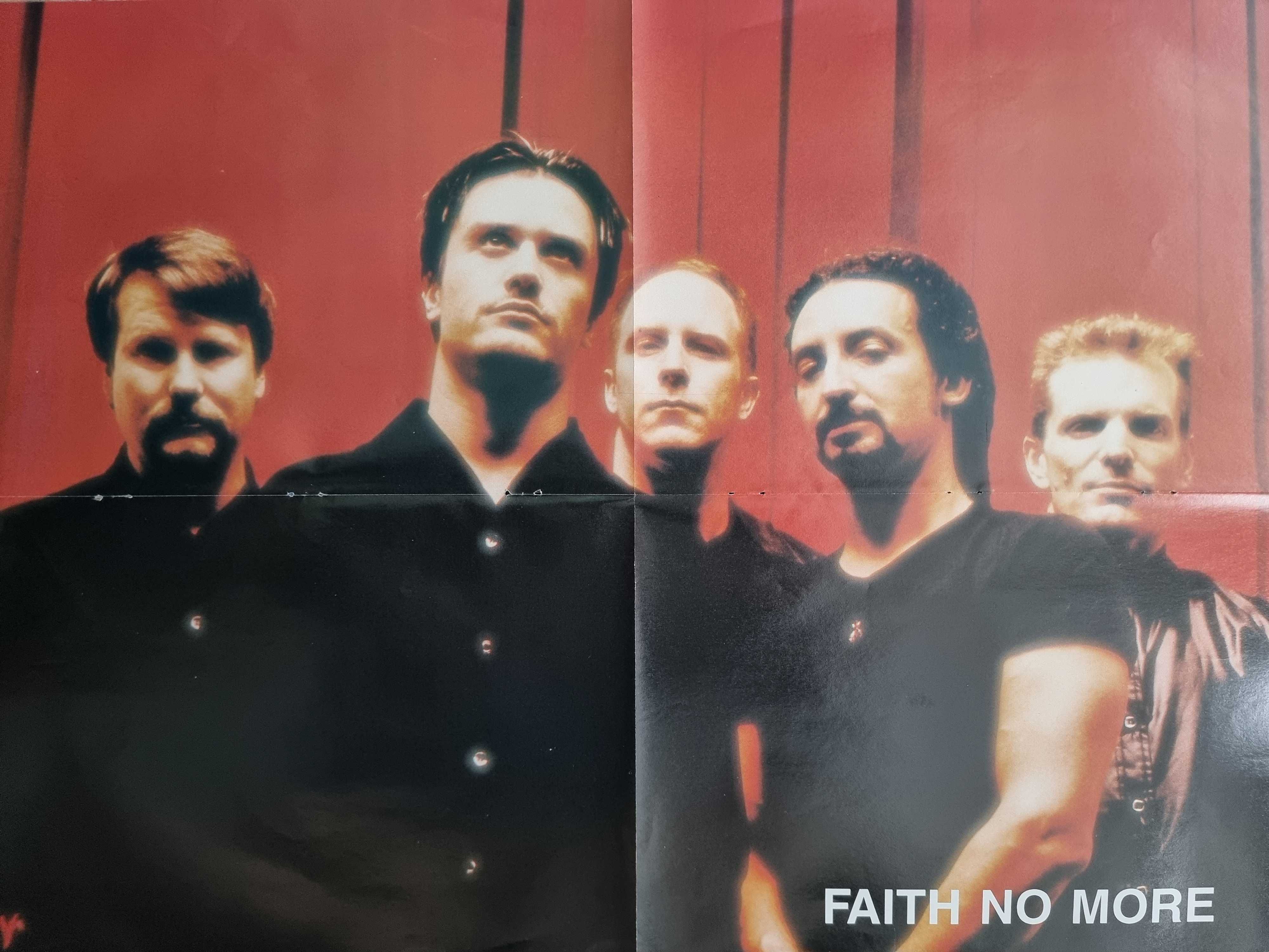 UNIKAT! Plakat FAITH NO MORE z 1997 r. - Format A2 (ok. 55 x 40 cm)