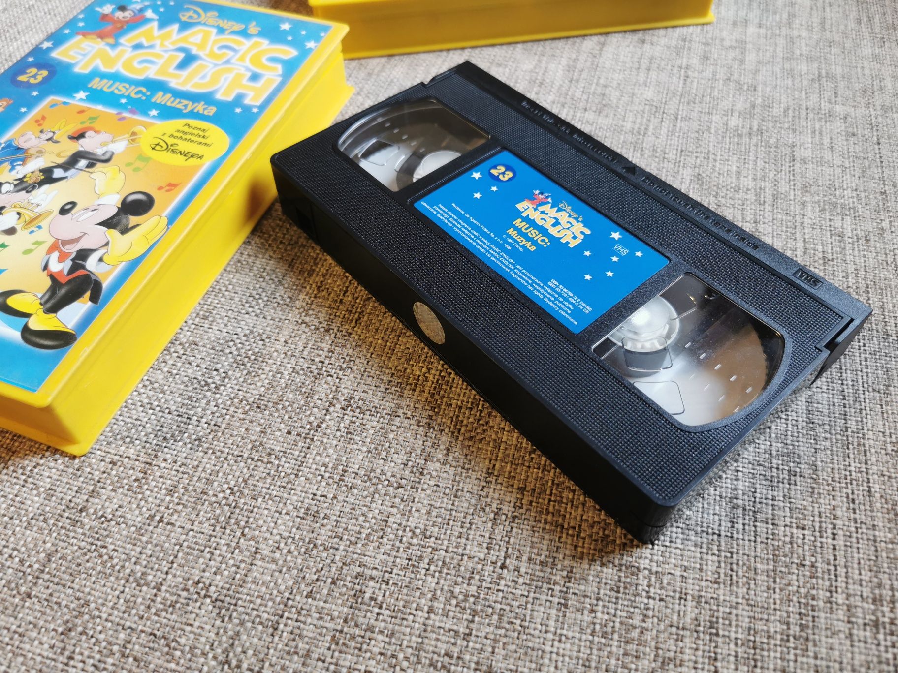 Kaseta VHS nauka Angielskiego - Music Muzyka Disney 23