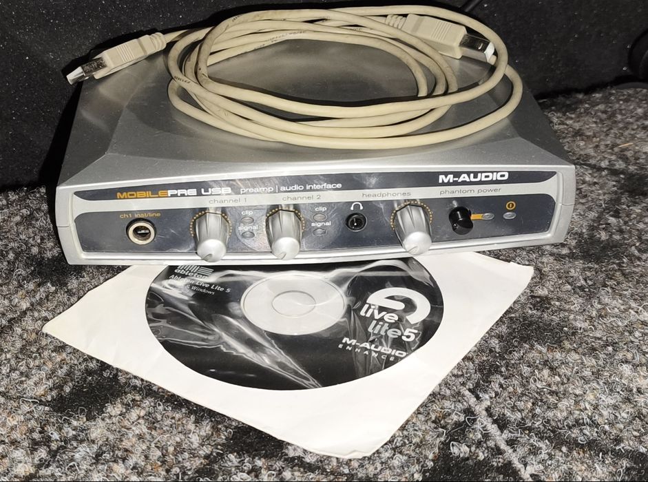 Аудіоінтерфейс,звукова карта M-Audio