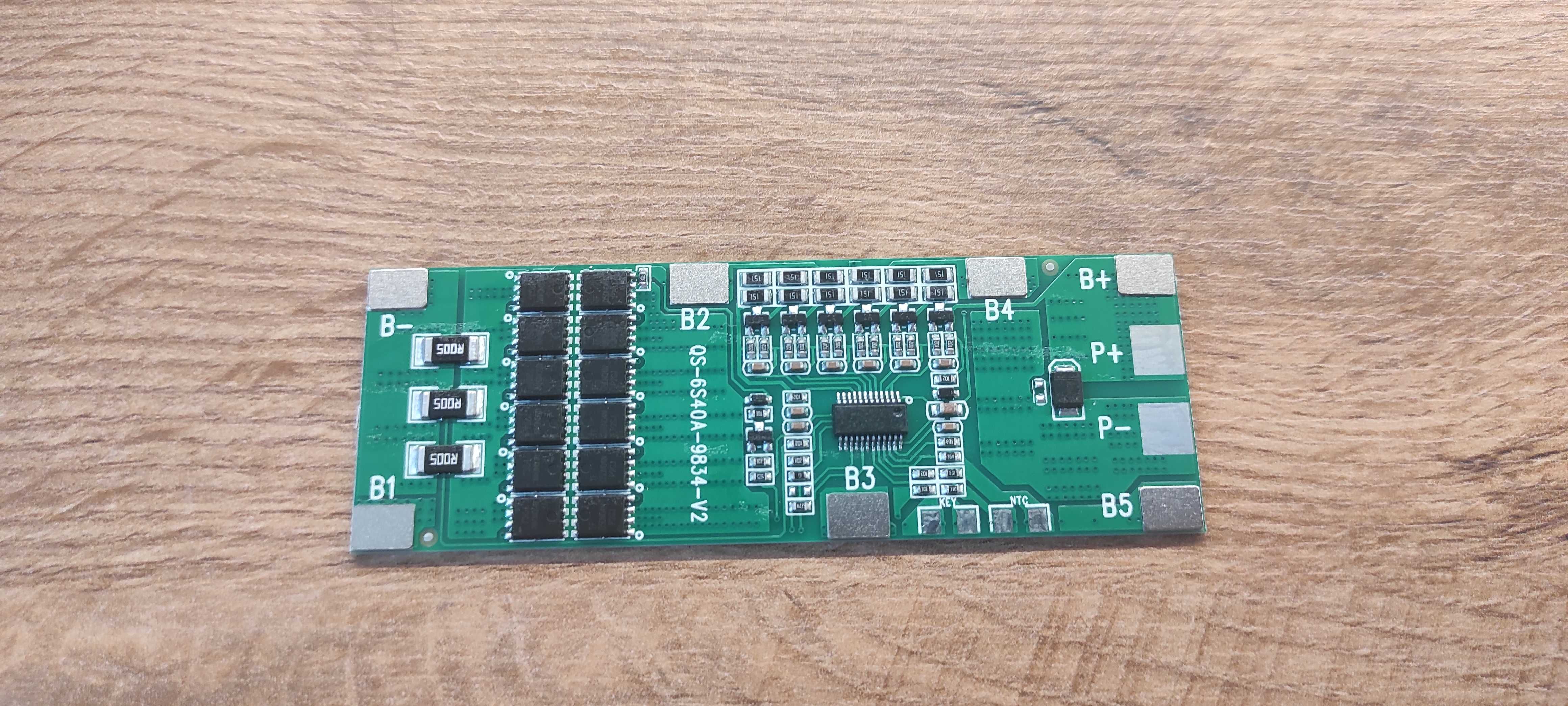 Плата BMS 25.2V 6S 40A 18650 Li-Ion з балансуванням