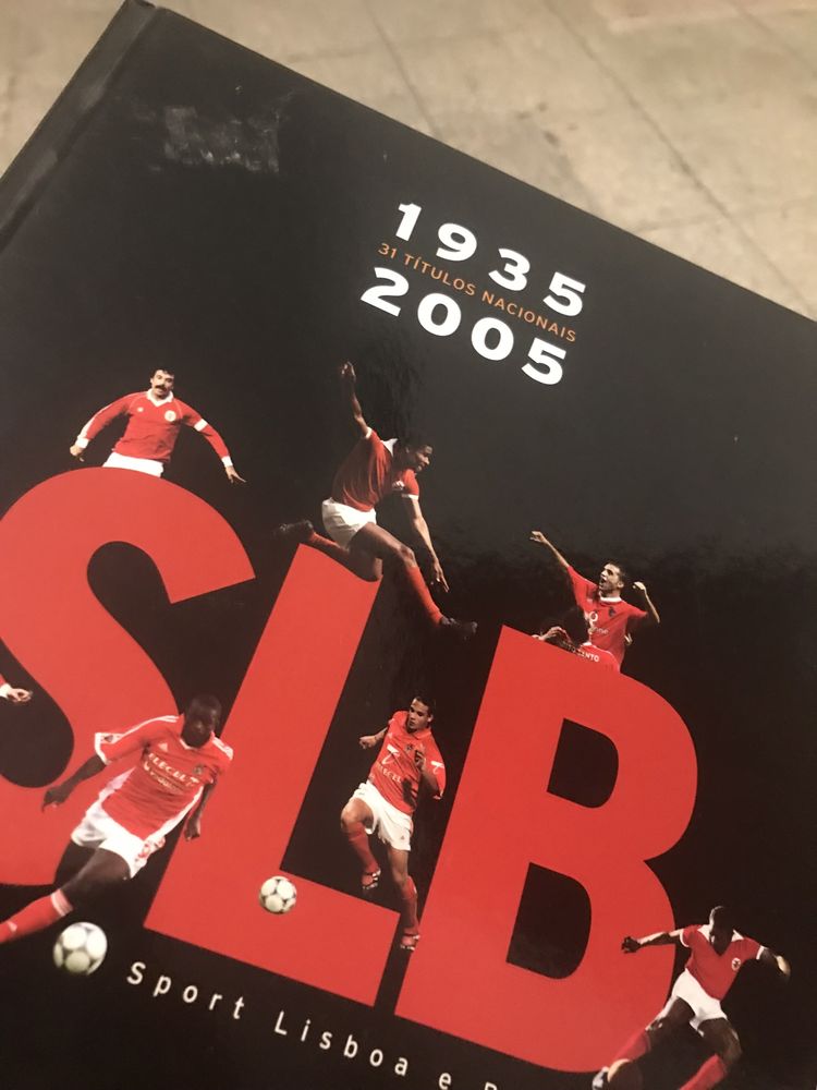 5 Livros Benfica Centenário Campeão Oficial