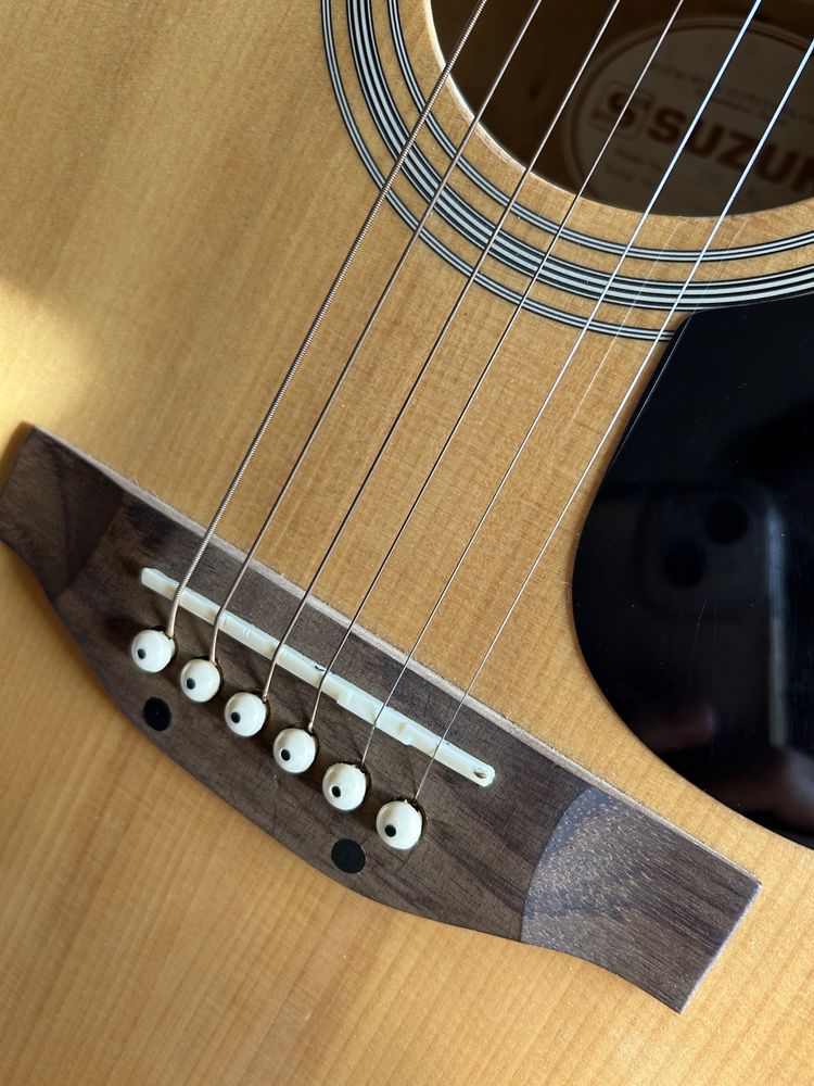 Guitarra Acústica Suzuki com capa