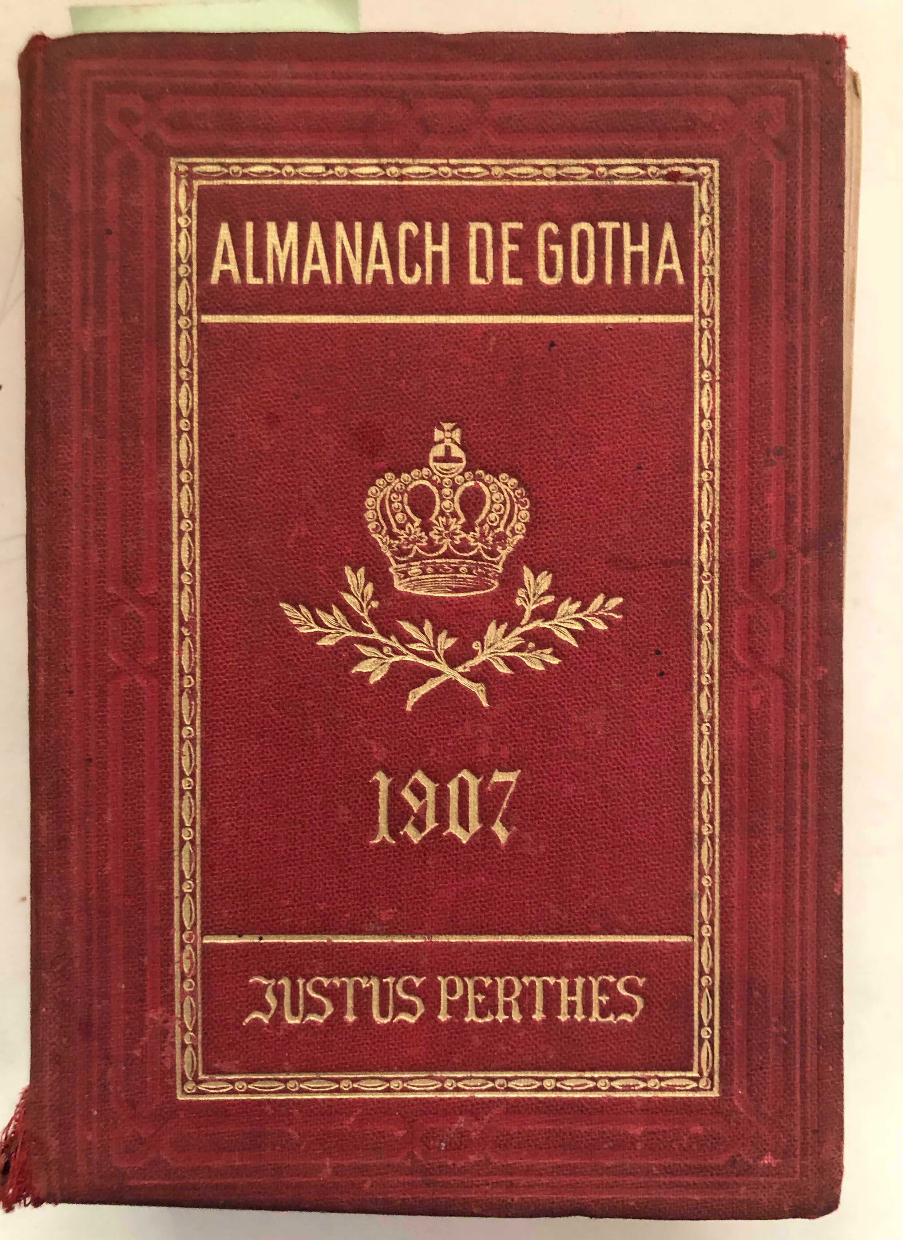 Almanach de Gotha - Gotha Justus Perthes - 1907
