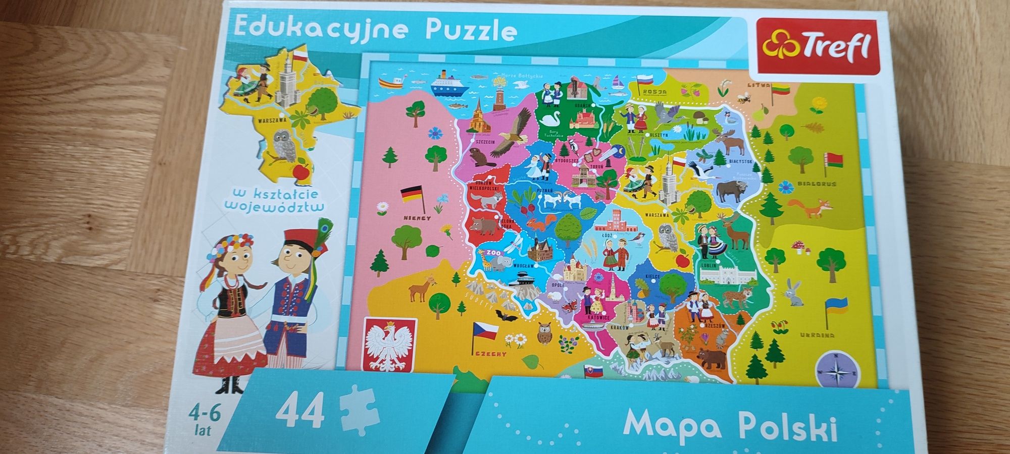 Puzzle mapa Polski