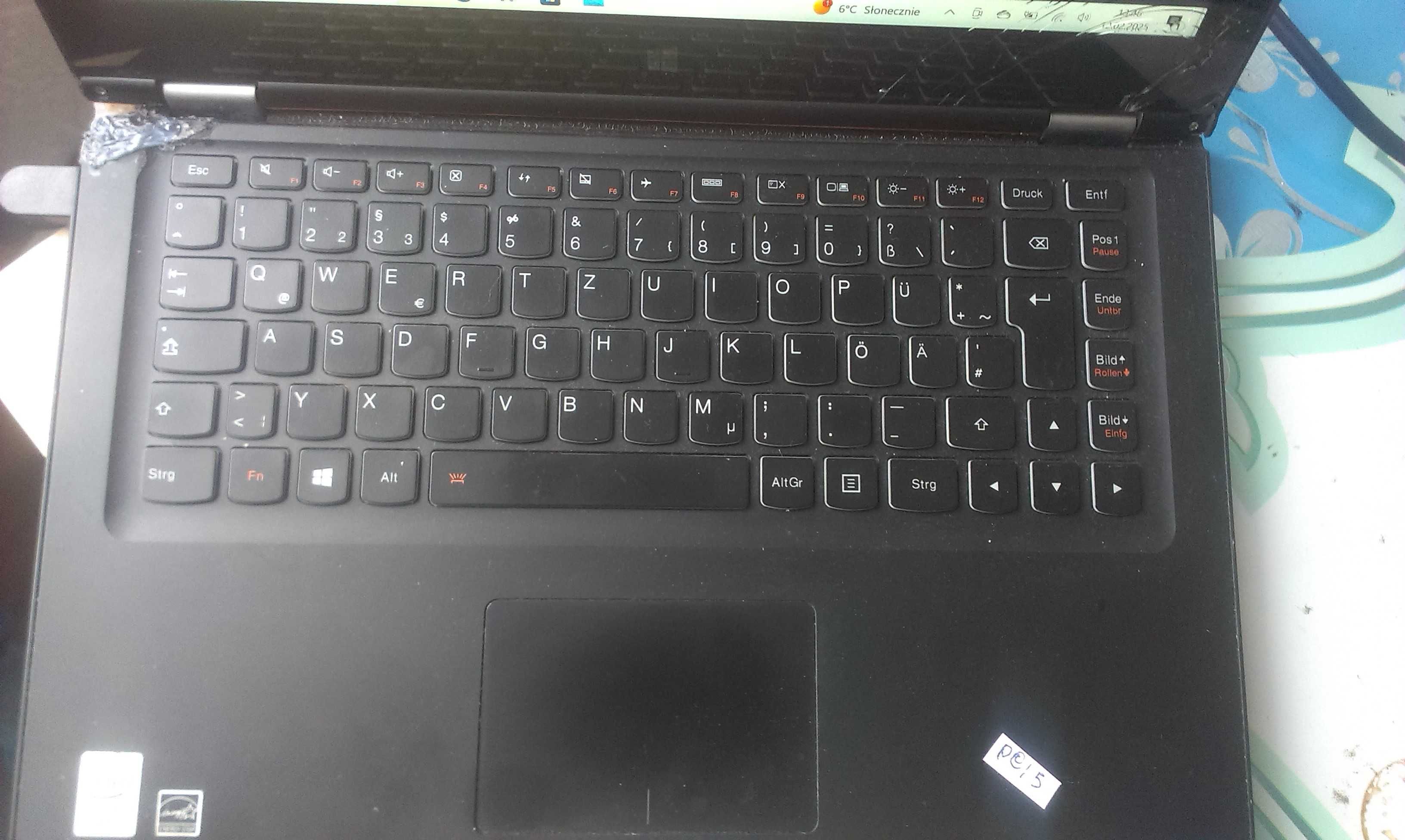 sprzedam lenovo yoga 2 13.intel core i3-4030u cpu 1,90ghz,1,90ghz.4wat