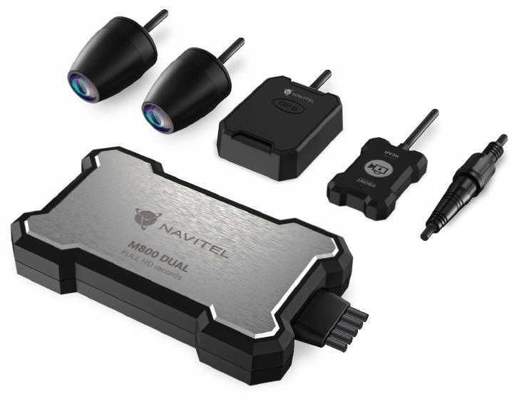 Wideorejestrator motocyklowy Navitel M800 Dual kielce montaż