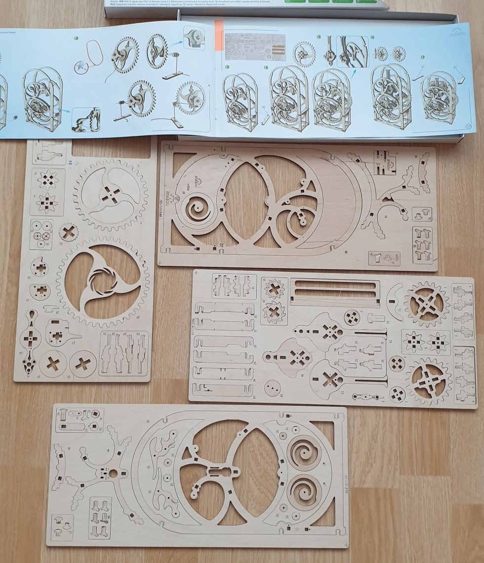 UGEARS 3D. Деревянный Механический 3D пазл «Таймер»