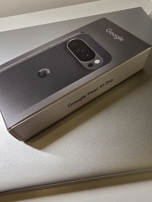 Google Pixel 10 PRO 16/512GB Obsydian, NIE OTWIERANY,  Bez rat.