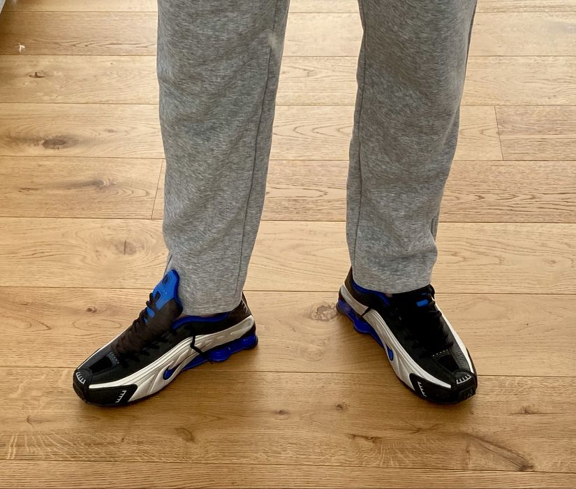 Nike Shox R4 Prata-Azul