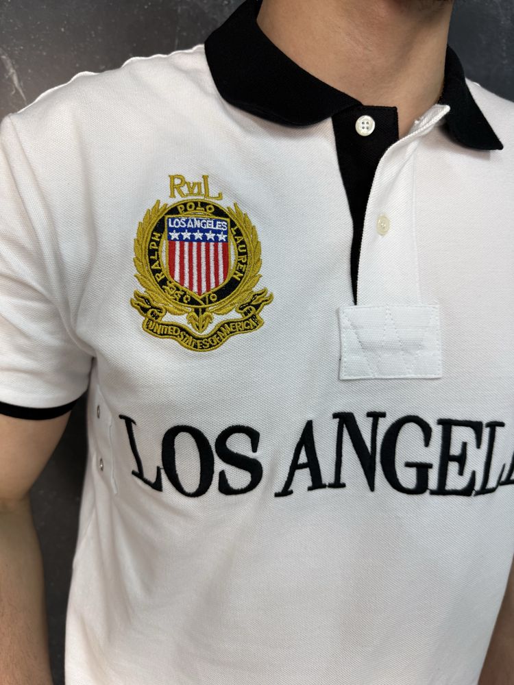 Нова! Футболка поло Polo Ralph Lauren  Los AngelesChief Keef 3 Chicago
