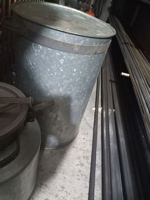 Бочка алюмінієва 40л оцинкована ємність 70л