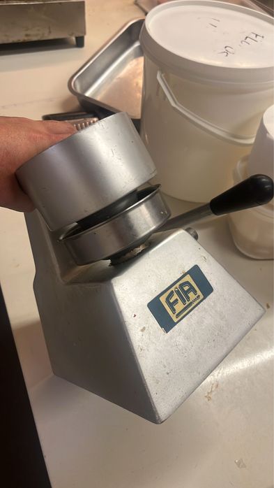 Molde para Hamburger industrial como novo sem uso