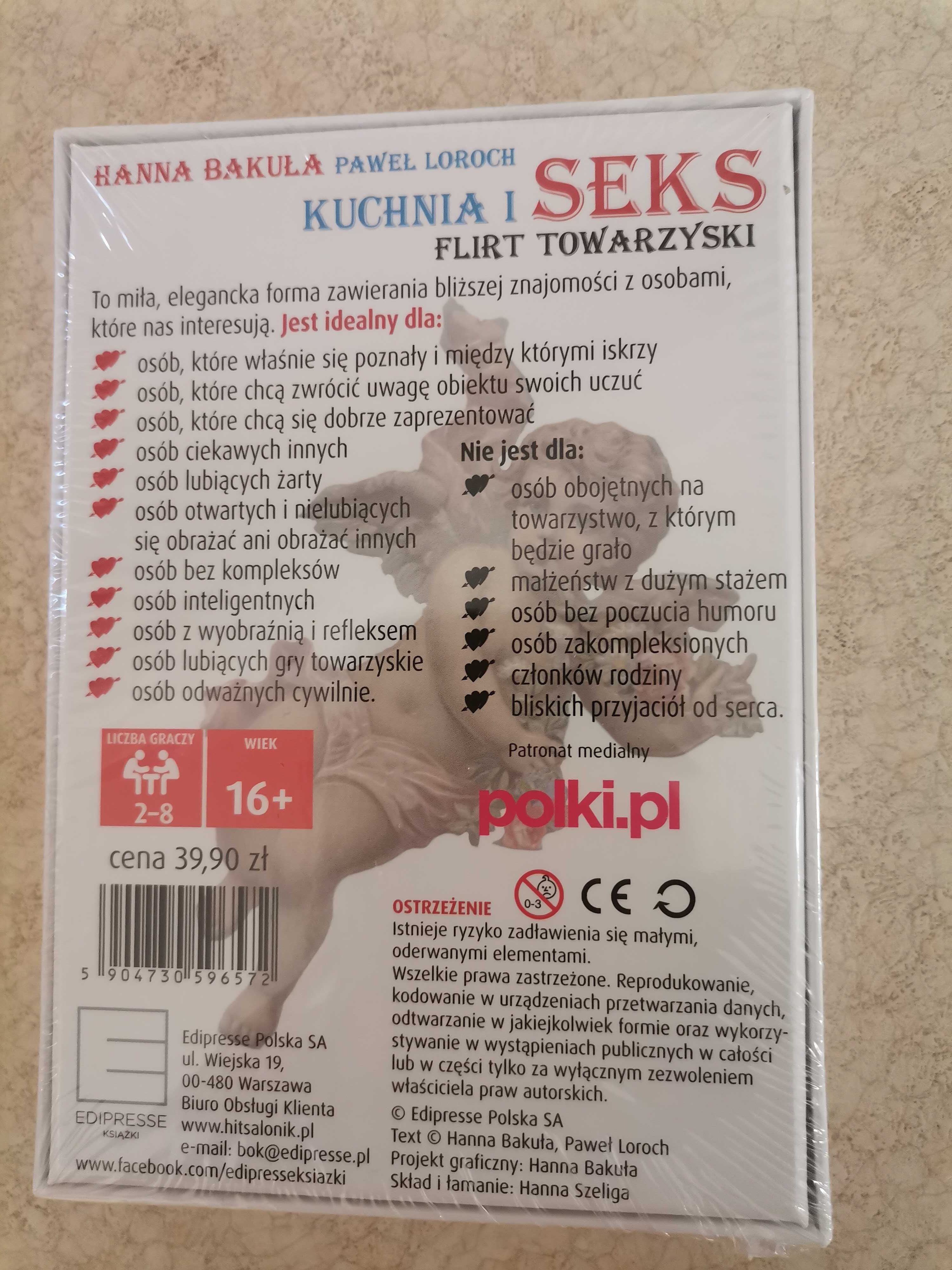 Nowa, zafoliowana gra Flirt towarzyski