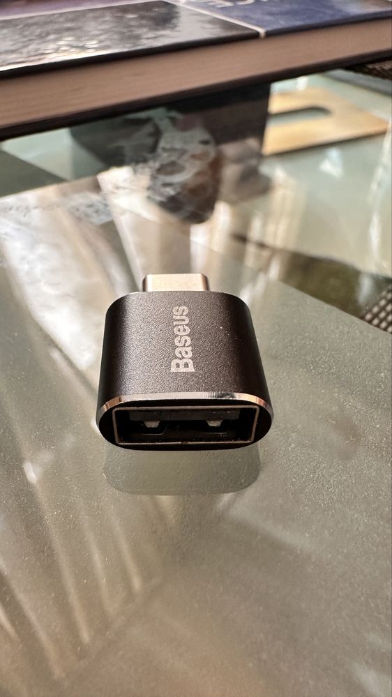 Переходник Baseus USB Type-C to USB Black