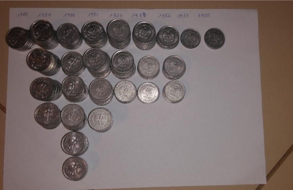 Monety PRL 1 zł i 0,50 zł