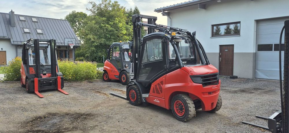 Linde H40D - Diesel - Rok 2015. - 4 sekcje. 9600 mth - Stan BDB.