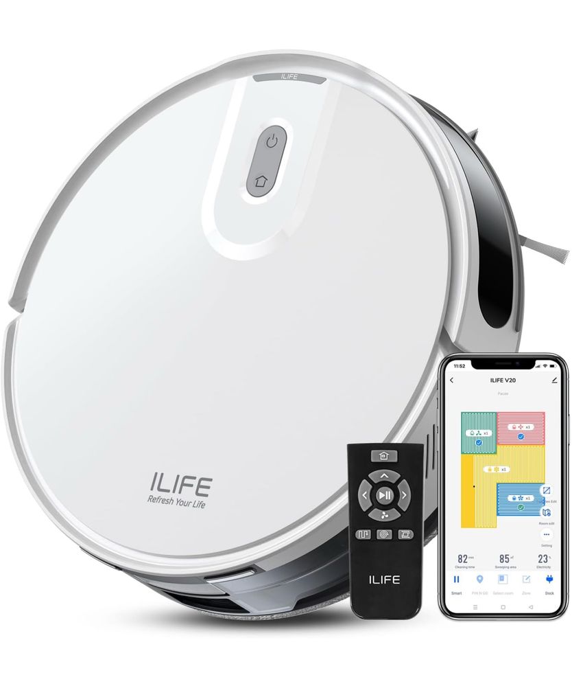ILIFE V20 Robotic Vacuum Cleaner with SoF Navigation