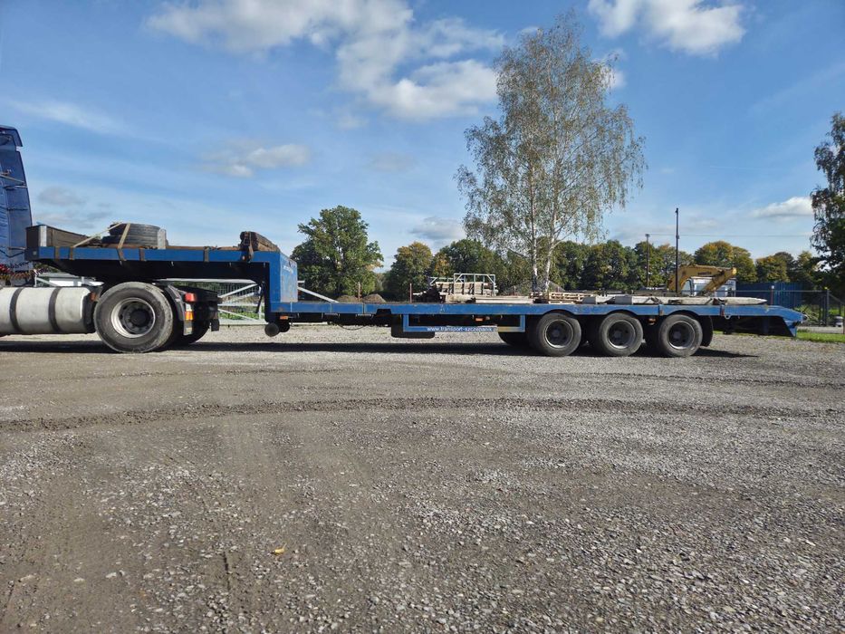 Naczepa niskopodwoziowa Broshuis rozciągana 6m