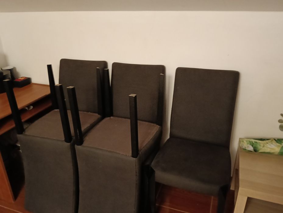 6 cadeiras de mesa de sala Como novas