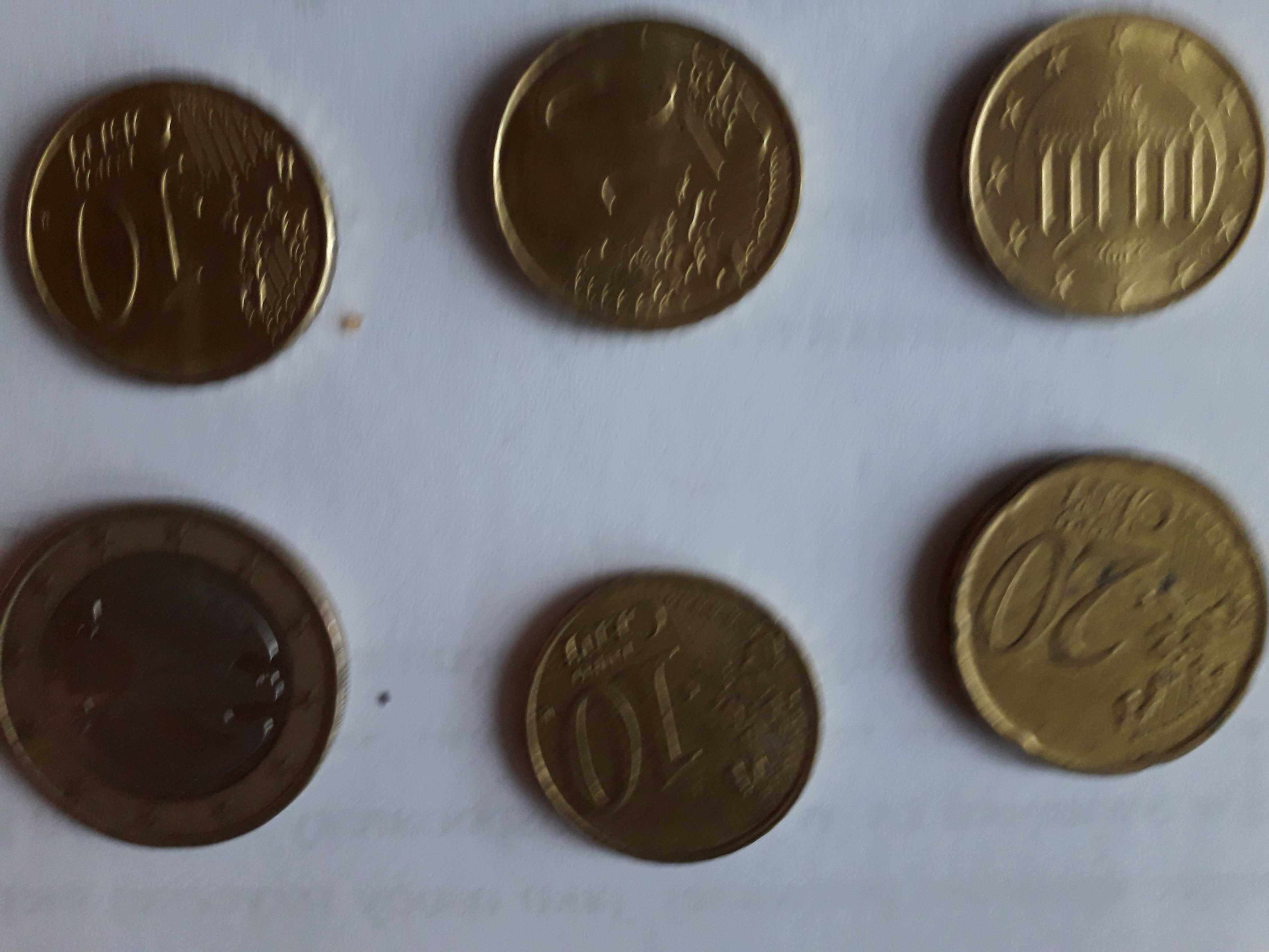 monety 4x 10 euro cent