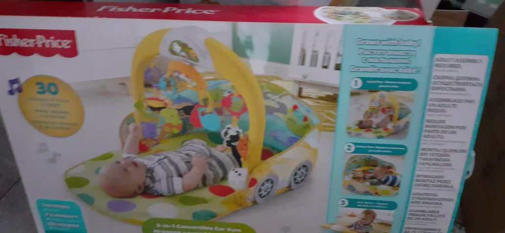 Mata edukacyjna Fisher Price. Regulowana. Fischer Price  Melodyjki