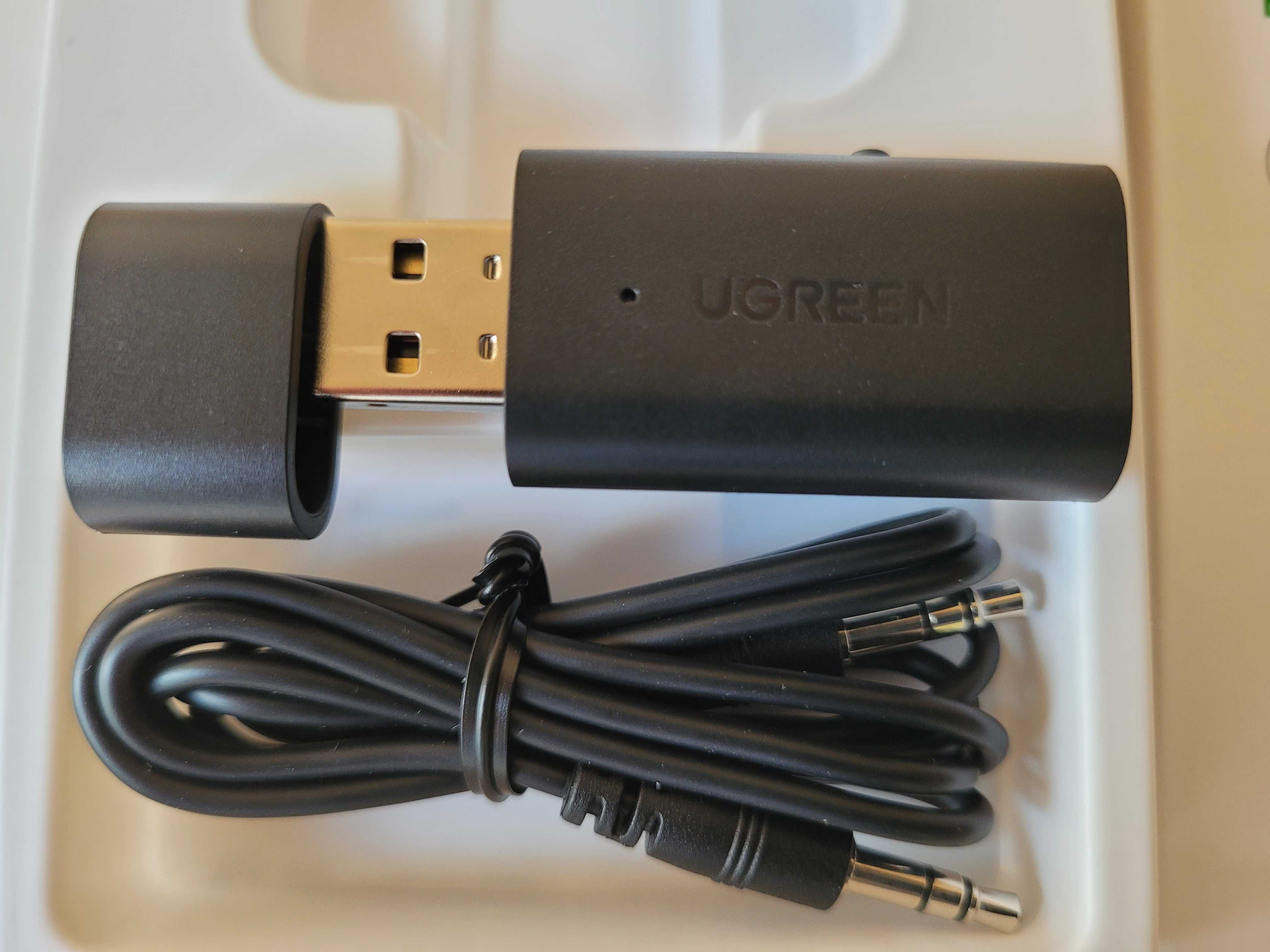 Ugreen Bluetooth 5.1 адаптер 2 в 1 приймач / ресівер + трансмітер