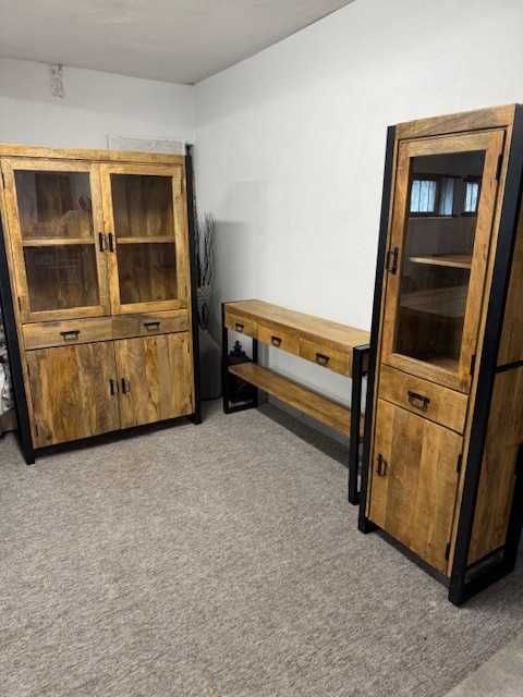Nowa komoda, szafka pod TV... styl LOFT seria Britt.Drzewo mango F-Vat